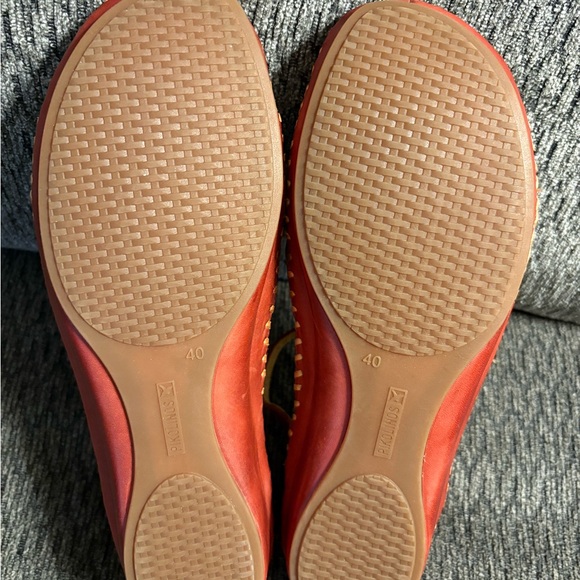 NWOB Pikolinos P. VALLARTA Women's Leather Sandals Shoes in Sandia Size 9.5 NEW - Picture 10 of 14
